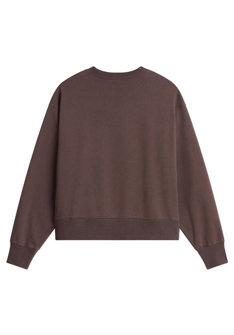 The North Face Essential Simple Dome Boxy Oversize Crewneck Sweatshirt Smokey Brown Women THE NORTH FACE | Sweatshirts | NF0A8HBY-1OI